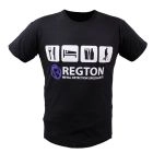 Regton Logo  T-Shirt - BLACK