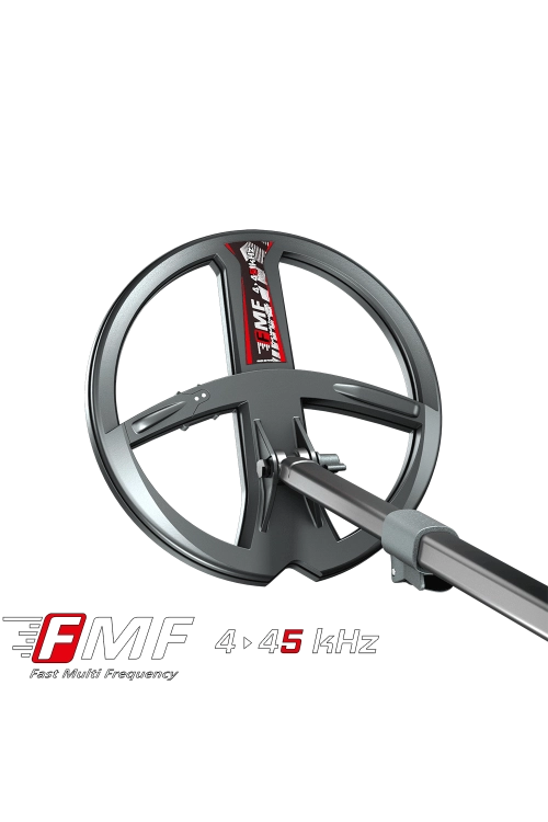 9" FMF coil with coil cover and stem for XP Deus II metal detector