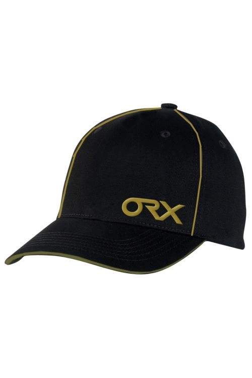 Black baseball cap with ORX logo