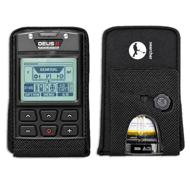 Searcher BLACK Control Box Cover for XP DEUS II