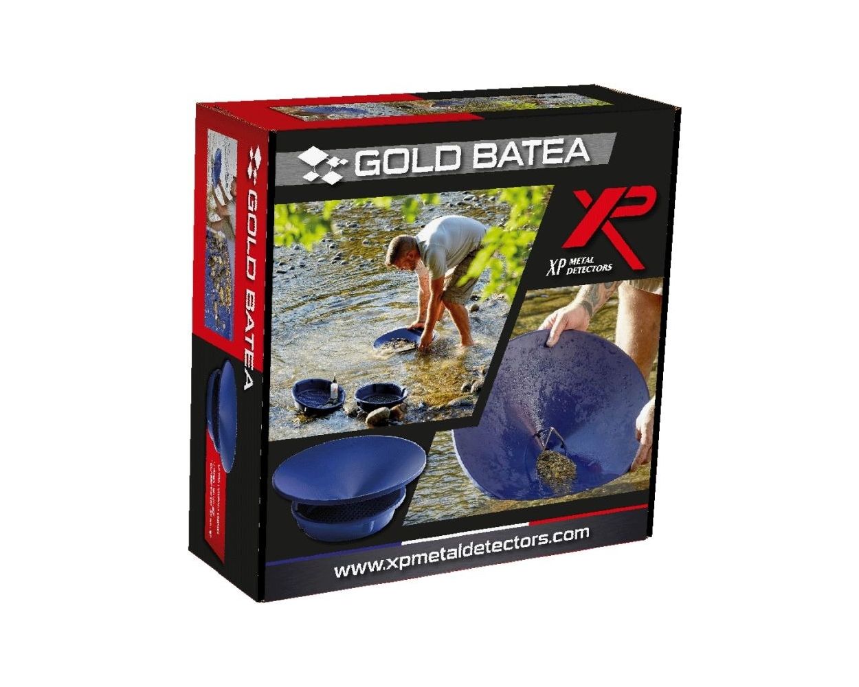 XP Gold prospecting panning batea kit box XP Gold prospecting panning batea kit box