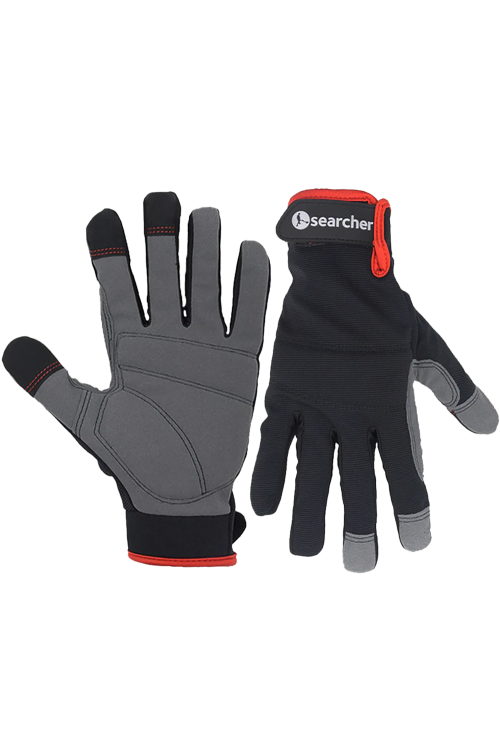 Searcher detecting gloves